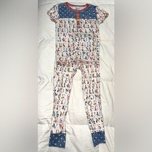 Matilda Jane Heart to Heart Alohabet Pajamas size 6